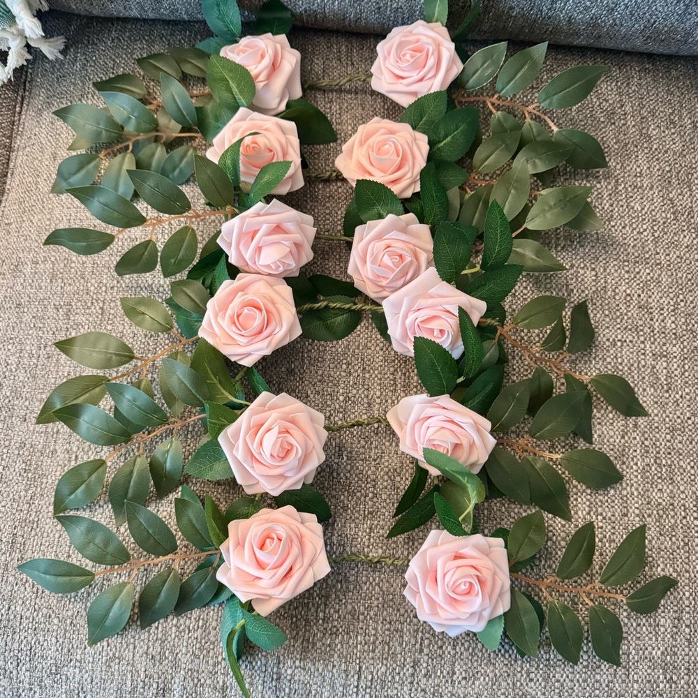 Pink Rose Decoration Set